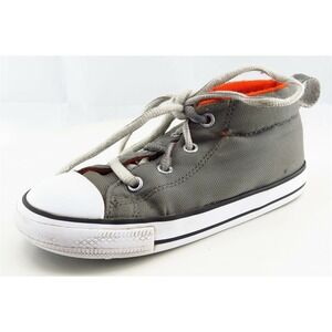 Converse All Star Toddler Sz 10 Medium Gray High-Top‎ Fabric Unisex